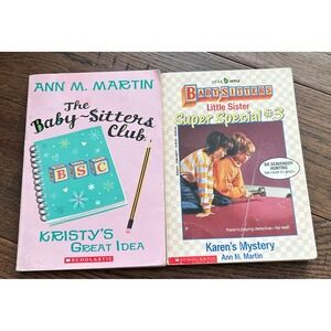 Baby-Sitters Club Ann M. Martin Kristy's Great Idea & Karen's‎ Mystery